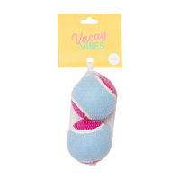 Vacay Vibes Dog Tennis Balls, 2 ct
