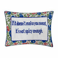 "Spicy" Fabric Decorative Pillow, 12x20 in