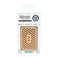 Refresh Your Car Wood Visor Clip Air Freshener, Coastal Fresh Scent