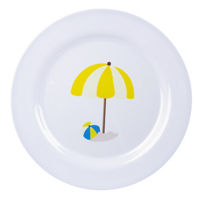 Madison York 11" Melamine Dinner Plate - Umbrella