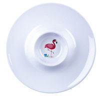 Madison York 13.2" Melamine Chip n Dip - Flamingo