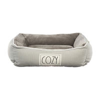 Gray "Cozy" Pet Cuddler Bed, Medium