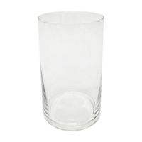 Clear Hurricane Glass Candle Holder, Small