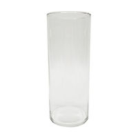Clear Hurricane Glass Candle Holder, Large