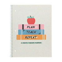 Back to School Spiral 12-Month Teacher Planner