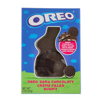 OREO Dark Chocolaty Creme Filled Bunny, 2 oz