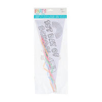 Unique Party Color-Your-Own Pennant Banner, 2 pk