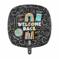 "Welcome Back" Square Foil Balloon, 17 in