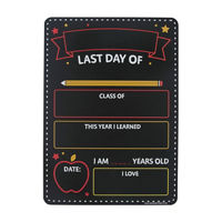 Rectangular First and Last Day of School Double-Sided