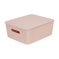 Glad Blush Pink Storage Basket, 3.17 Gallon