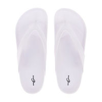 Women's EVA Flip Flop Sandal, White color, Assorted Sizes