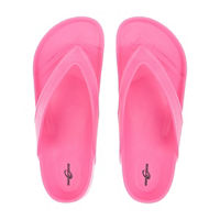 Women's EVA Flip Flop Sandal, Bright Pink color, Assorted Sizes