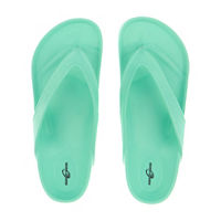 Women's EVA Flip Flop Sandal, Mint color, Assorted Sizes