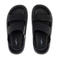 Women's EVA Braided Slide Sandal, Black, 3 Assorted