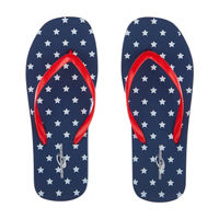 Patriotic Flip Flops, 2 Assorted Designs