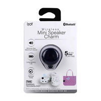 iJoy Summer Black and Clear Mini Speaker Charm