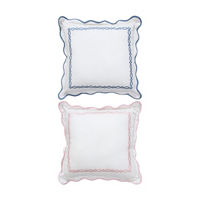 Fabric Decorative Pillow, 18 in, 2 Assorted Styles