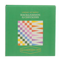 Summer Backgammon and Checkers Tabletop Game