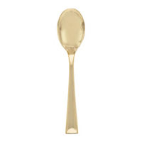 Premier Stylz Gold Mini Spoons, 4 in, 24 ct