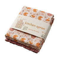 Harvest Pie Patterned Kitchen Apron, One Size