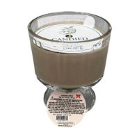 Harvest Candied Apple Glass Cup Candle, 6 oz