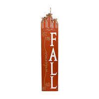 Orange "Welcome Fall" Harvest Porch Sign, 40 in