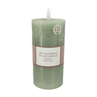 Unscented Multicolor LED Pillar Candle, 6 in, 4