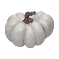 Harvest Cream Color Pumpkin Lump Décor, 9 in