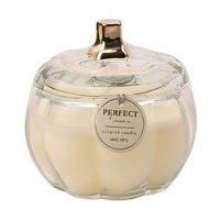 Perfect Pumpkin Scented Clear & Gold Pumpkin Shaped