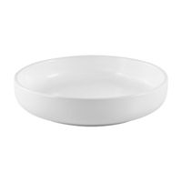 White Ceramic Pasta Bowl, 7.8 in
