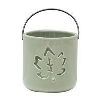 Green Dolomite Tealight Candle Holder