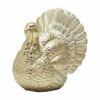 Gold Resin Turkey Tabletop Decor