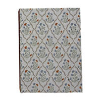 Fall Harvest Floral Faux Book Fabric Storage Box, Small