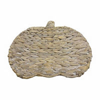 Fall Harvest Woven Pumpkin Tray, Medium