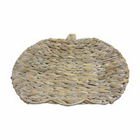 Fall Harvest Woven Pumpkin Tray, Large