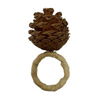 Brown Pinecone Napkin Ring