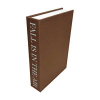 Harvest Brown Fall Is In The Air Faux Book Storage Box, Medium
