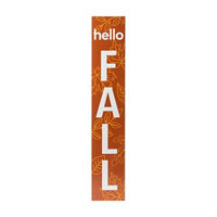 Harvest 'Hello Fall' Printed Large Porch Leaner, 47 in