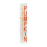 Harvest 'Welcome Pumpkin' Printed Large Porch Leaner, 47 in