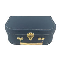 Fall Blue Storage Trunk Box, Medium