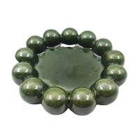 Summer Green Stoneware Sculptural Bead Decorative Tray, 8x8 in