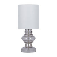Summer Clear Glass Accent Lamp, 13x6 in