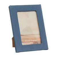 Blue Fabric Picture Frame, 4x6 in