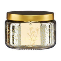 Silver Miracle Glass Citron Berry Scented Candle, 15 oz