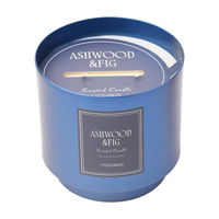 Ashwood Fig Scented Blue Metal Jar Candle, 17
