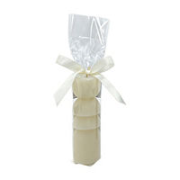 Cream Taper Candle, 4 in