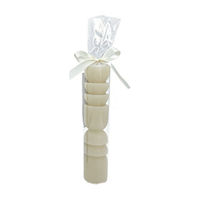 Cream Taper Candle, 7 in