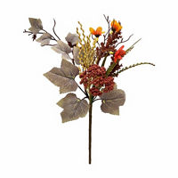Fall Tan Artificial Floral Pick, 14 in