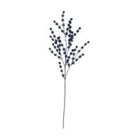Harvest Blue Plastic Foliage Stem, 37 in