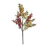 Fall Orange Artificial Berry Pick, 14 in
